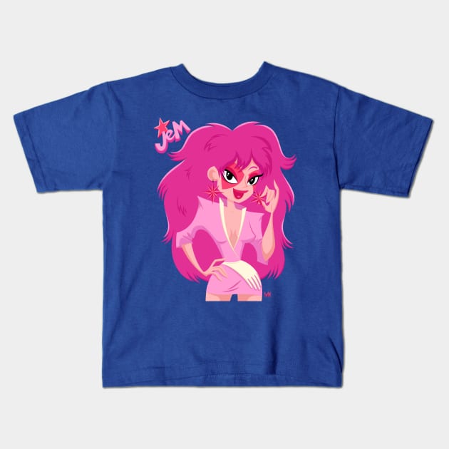 Jem! Kids T-Shirt by nocturnallygeekyme